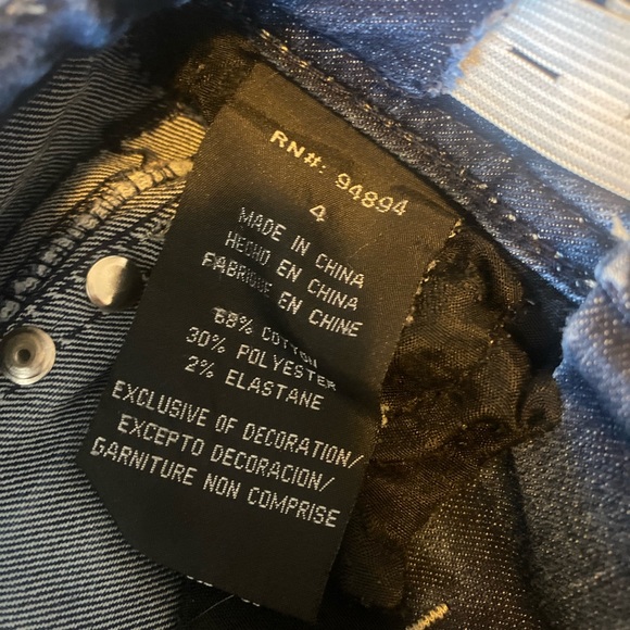 Rodeo Girl - Toddler Size 4 Bling Jeans Boot Cut - Picture 5 of 6